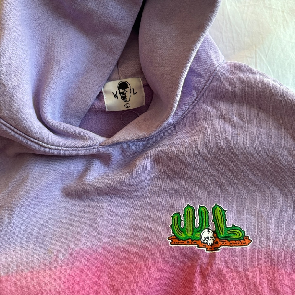 WARREN LOTAS Ombré PROMISED LAND’ HOODIE large - Picture 6 of 6